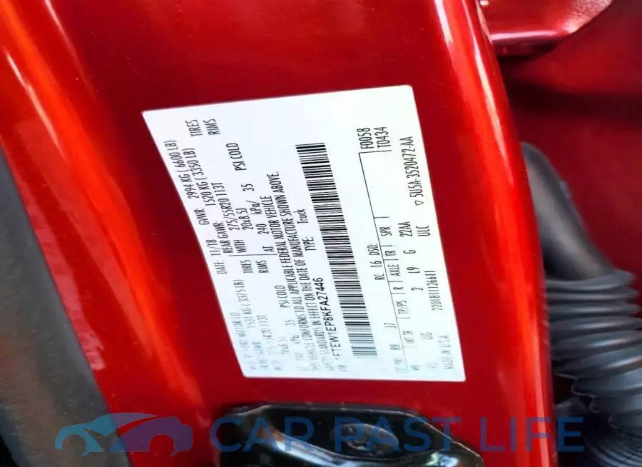 1FTEW1EP8KFA27446# 12