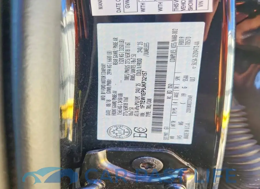 1FTEW1EP9JKF32157# 13