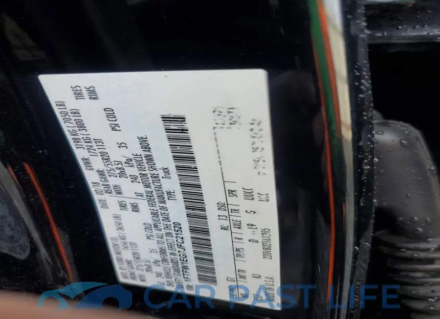 1FTFW1EG7JFC21520# 12