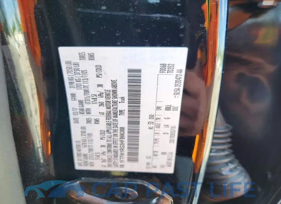 1FTFW1RG3HFB66388# 12