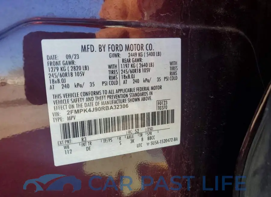 2FMPK4J90RBA32306# 13