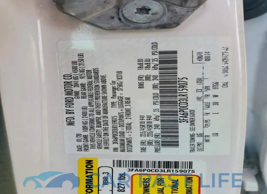3FA6P0CD3LR159075# 13