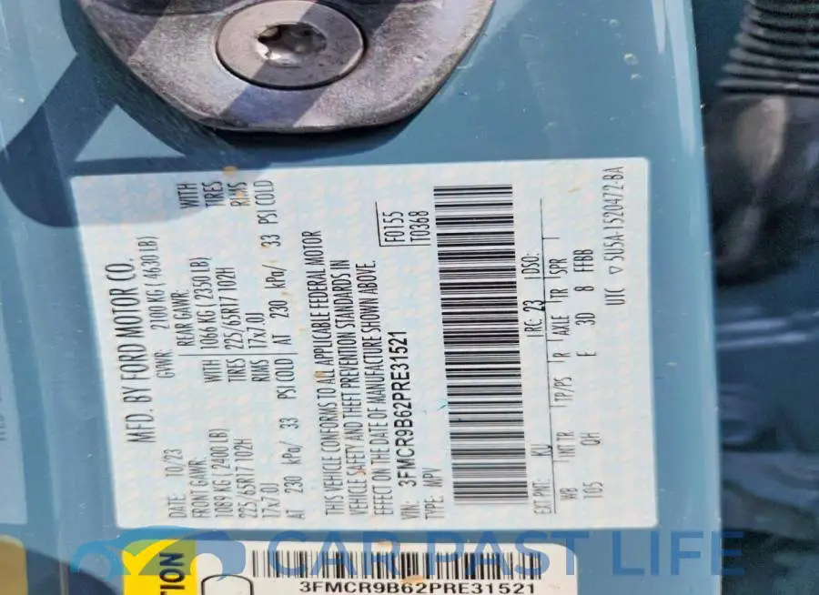 3FMCR9B62PRE31521# 13