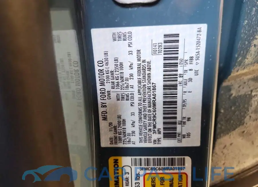 3FMCR9C60MRA01867# 13