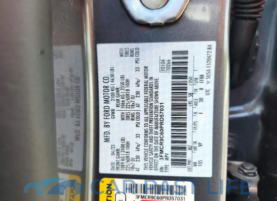 3FMCR9C60PRD57031# 13