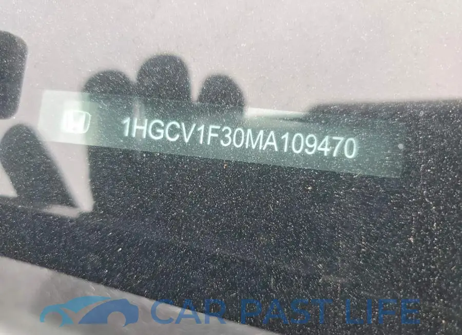 1HGCV1F30MA109470# 12
