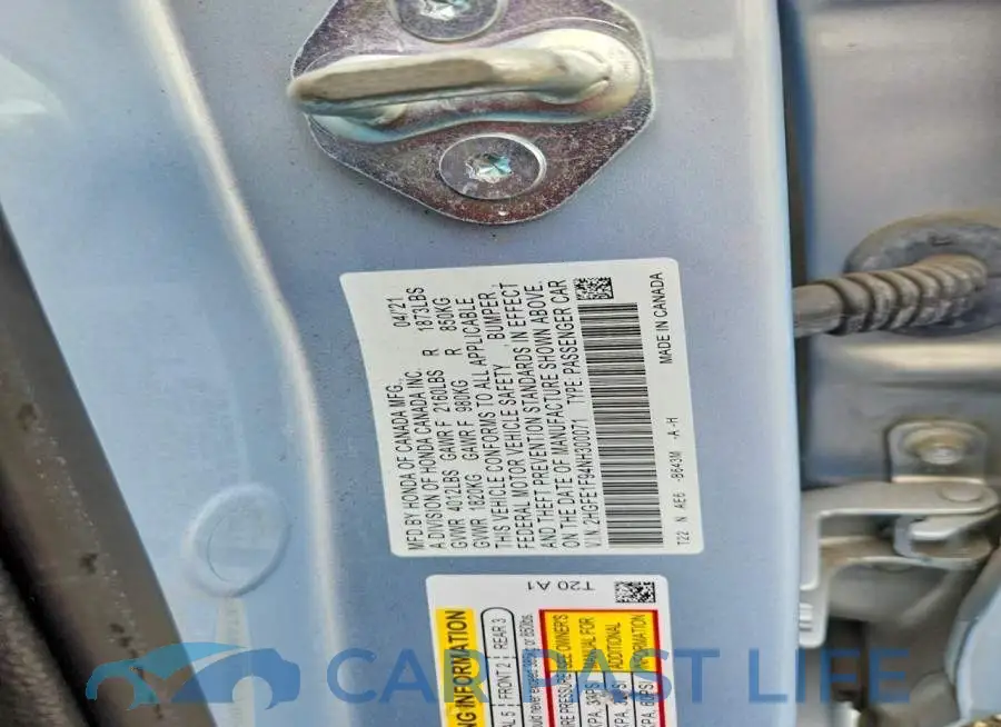 2HGFE1F94NH300071# 13