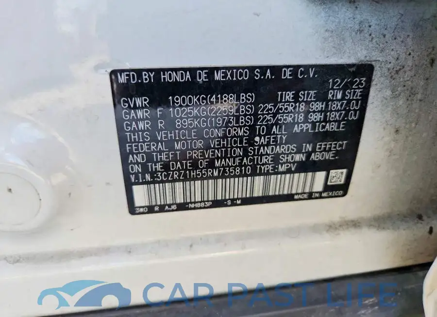3CZRZ1H55RM735810# 13