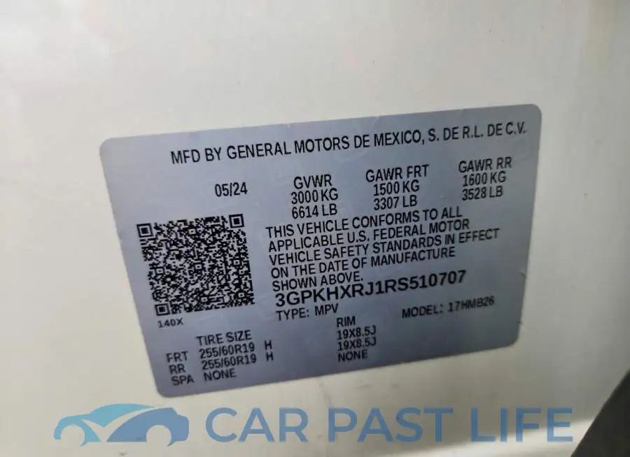 3GPKHXRJ1RS510707# 14