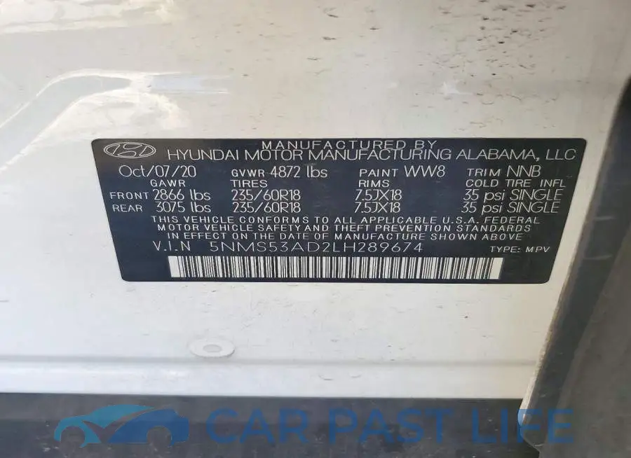 5NMS53AD2LH289674# 12