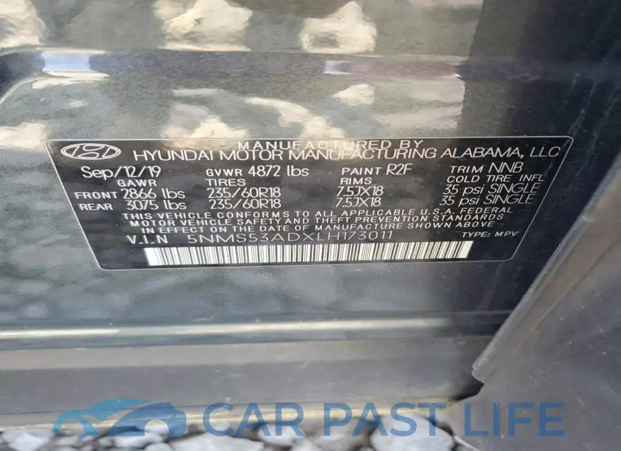5NMS53ADXLH173011# 13