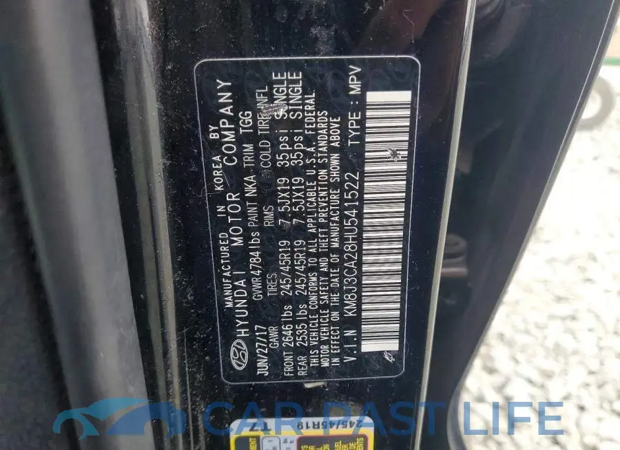 KM8J3CA28HU541522# 13