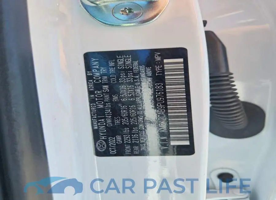 KM8K2CAB9PU976183# 13