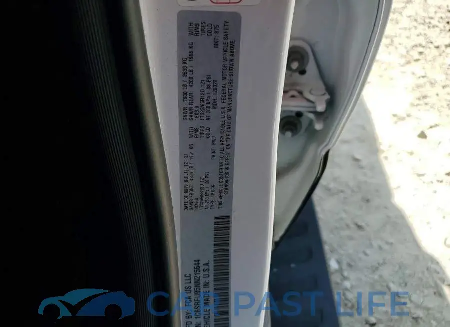 1C6SRFU95NN215644# 12