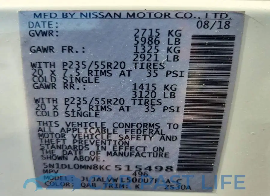5N1DL0MN8KC515498# 13