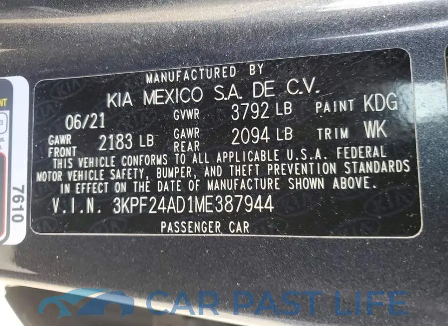 3KPF24AD1ME387944# 12