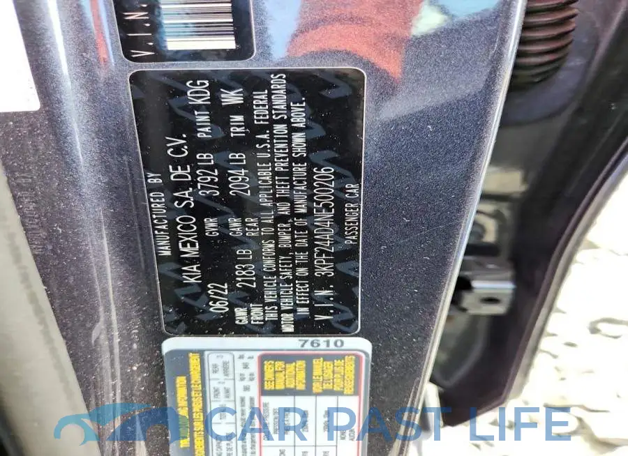 3KPF24AD4NE500206# 13