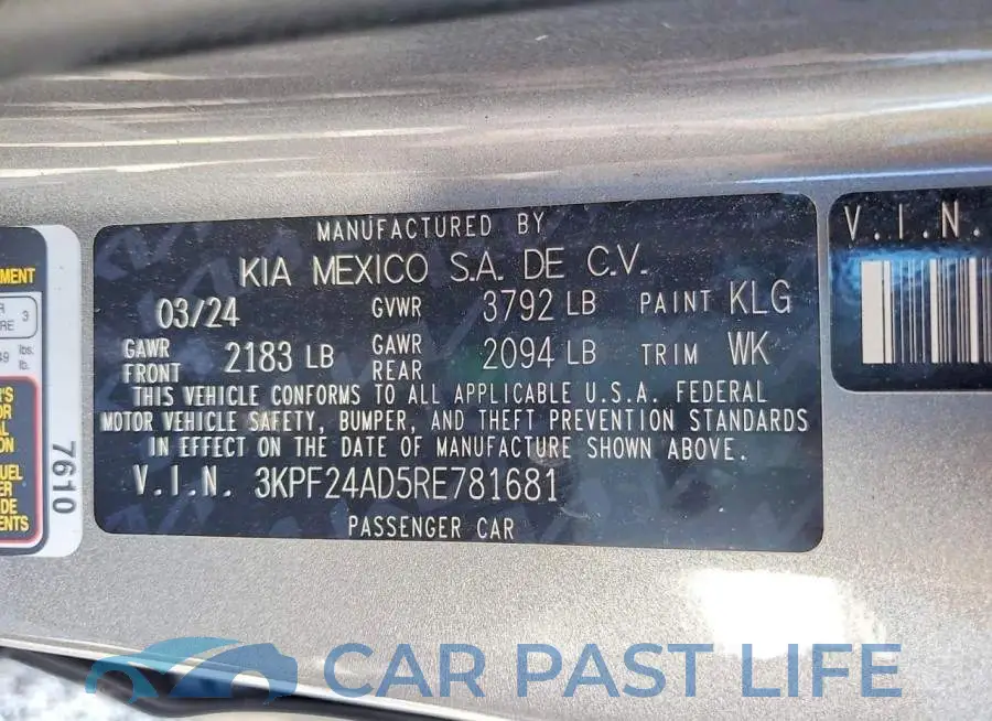 3KPF24AD5RE781681# 12