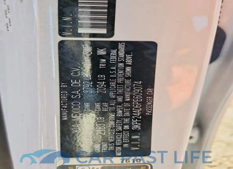 3KPF24AD6PE609074# 13