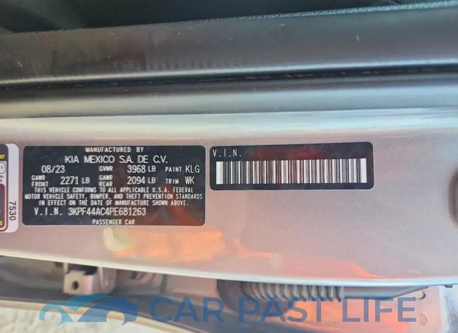 3KPF44AC4PE681263# 12