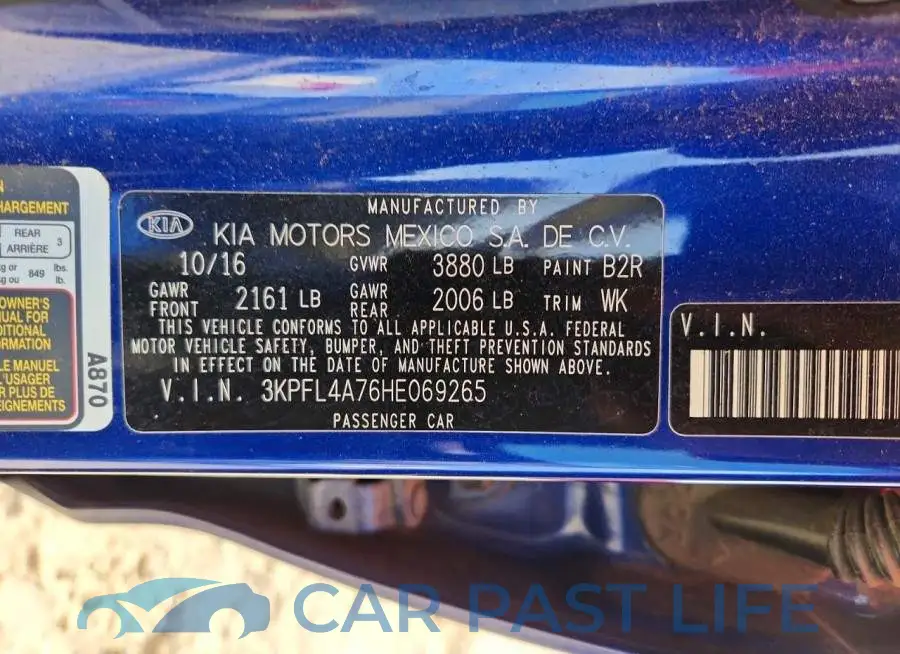 3KPFL4A76HE069265# 12