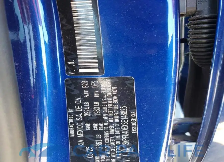 3KPFU4DEXSE148825# 12