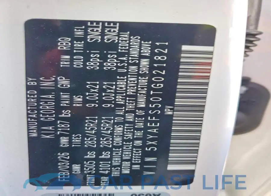 5XYAEFS50TG021821# 13