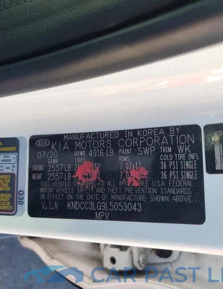KNDCC3LG9L5053043# 13
