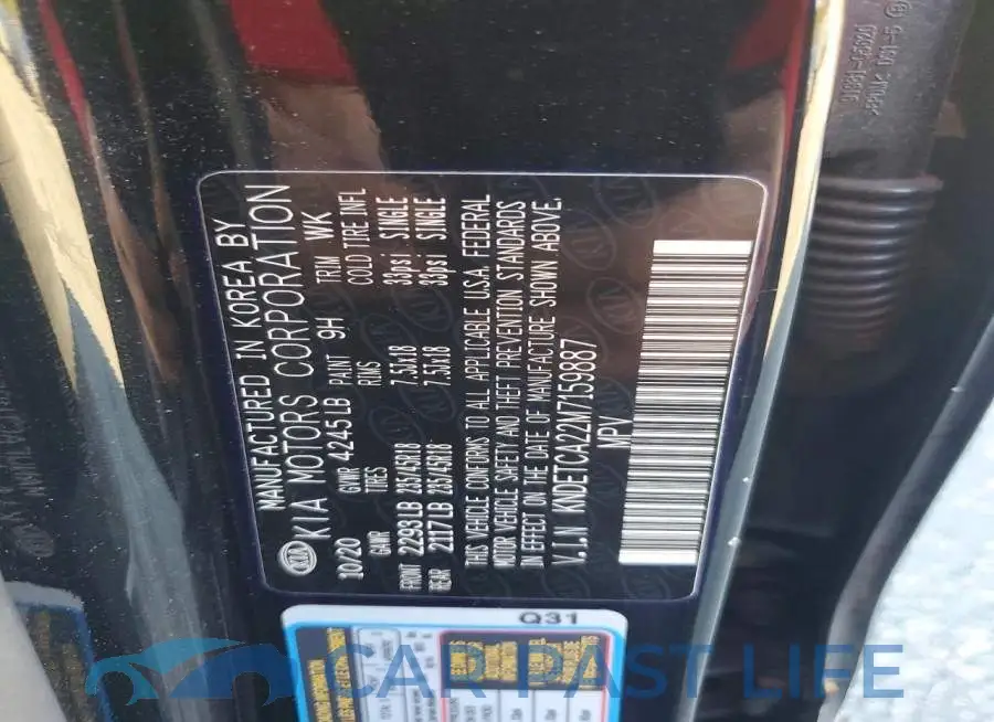 KNDETCA22M7159887# 13