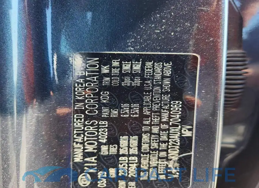 KNDJ23AUXL7040969# 13
