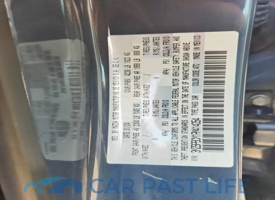 3MZBPBCM1RM414054# 12