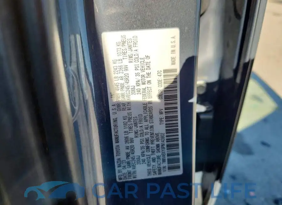7MMVABXY8PN143902# 13
