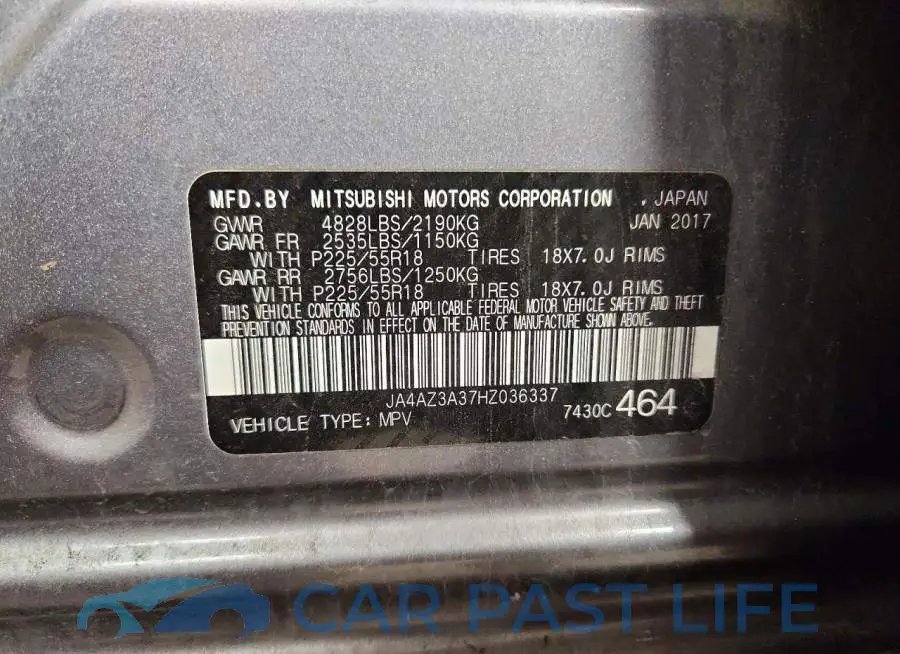 JA4AZ3A37HZ036337# 14