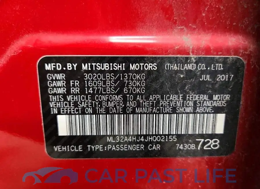 ML32A4HJ4JH002155# 12
