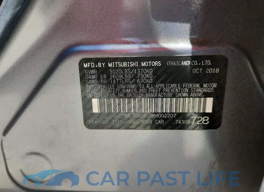 ML32A5HJ9KH002207# 12