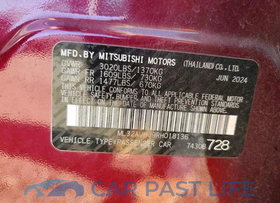 ML32AUHJ9RH018136# 12
