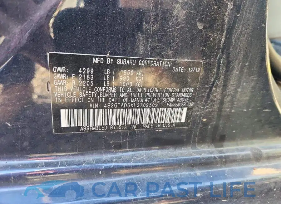 4S3GTAD6XL3709502# 13