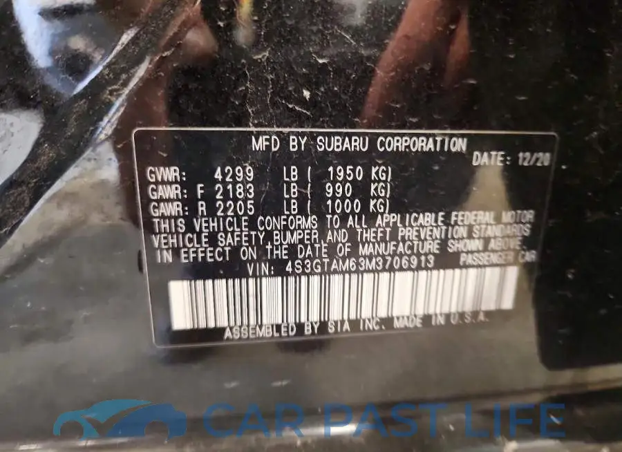4S3GTAM63M3706913# 13