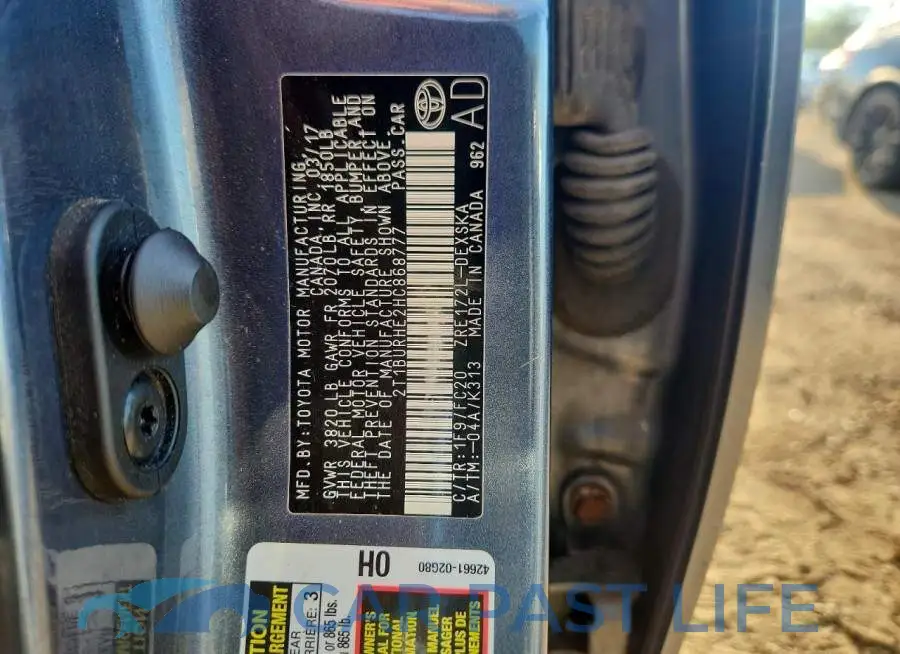 2T1BURHE2HC868777# 12