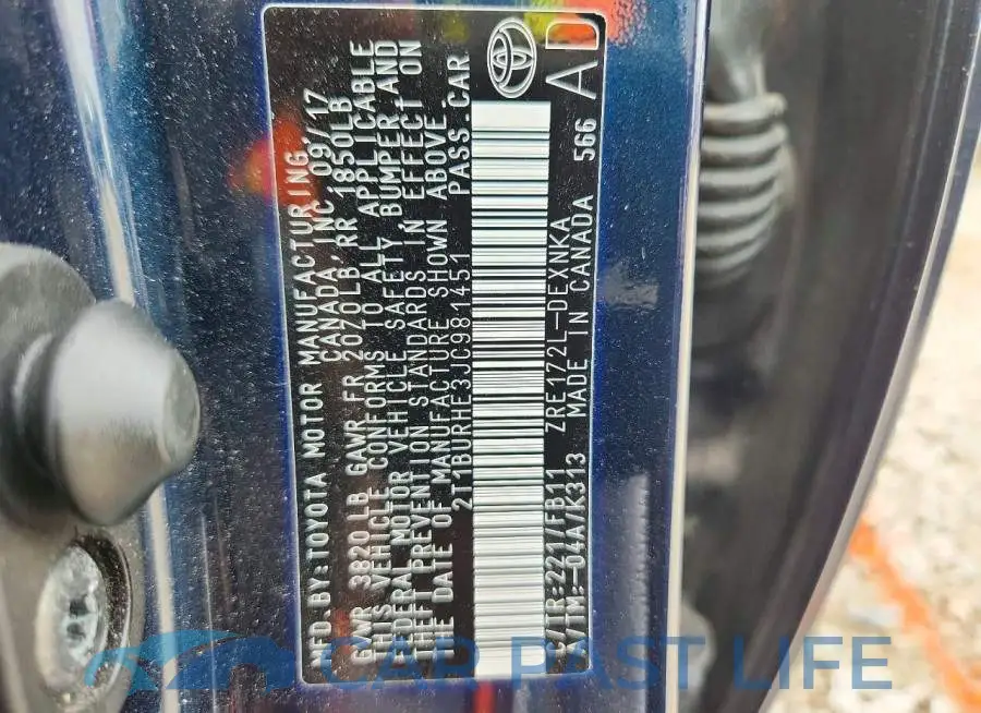 2T1BURHE3JC981451# 12
