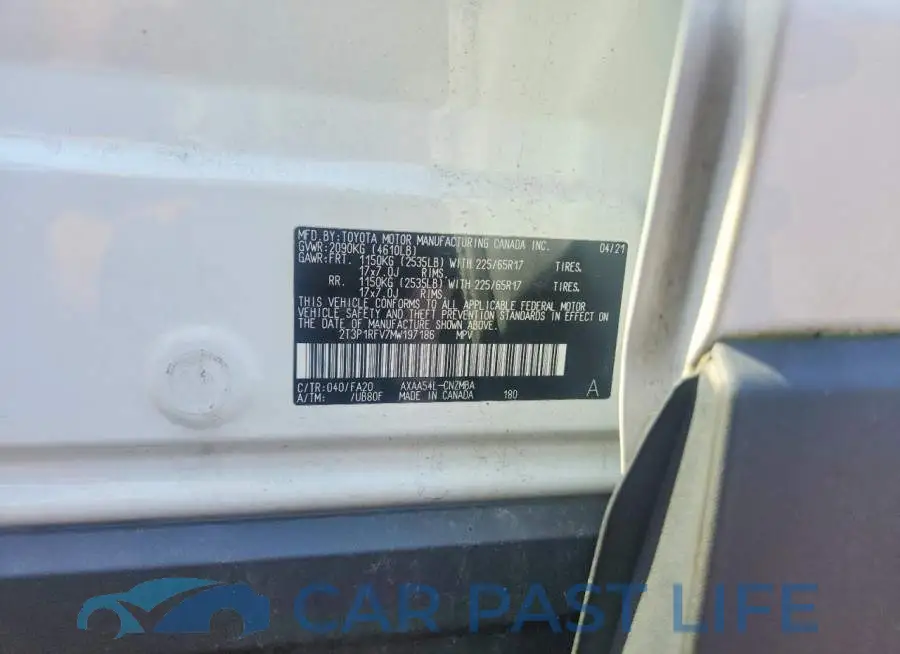 2T3P1RFV7MW197186# 12