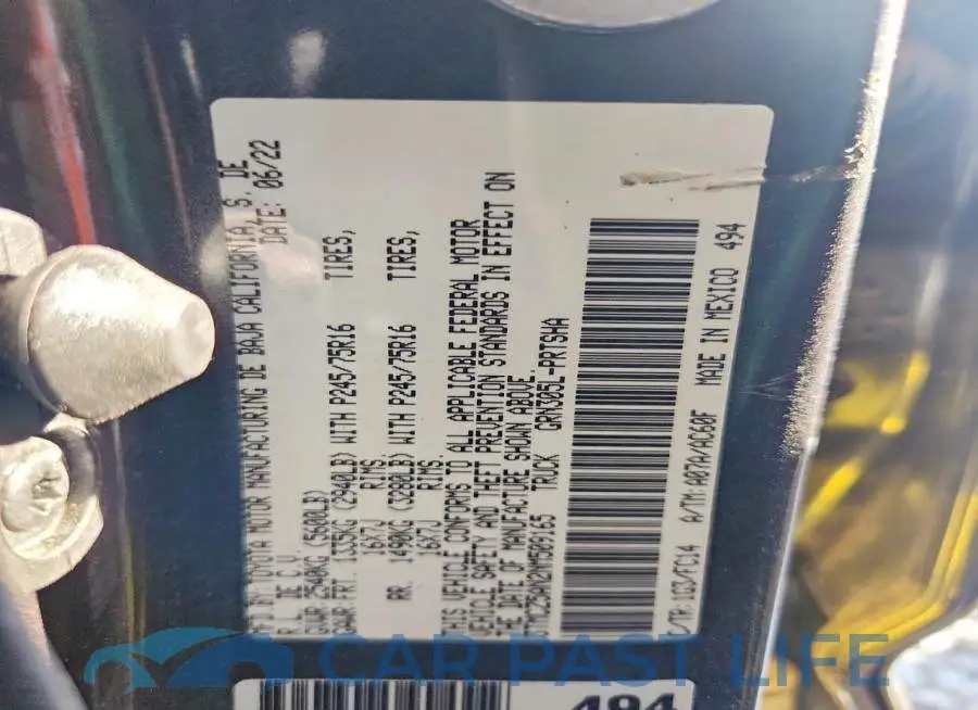 3TMCZ5AN2NM509165# 12