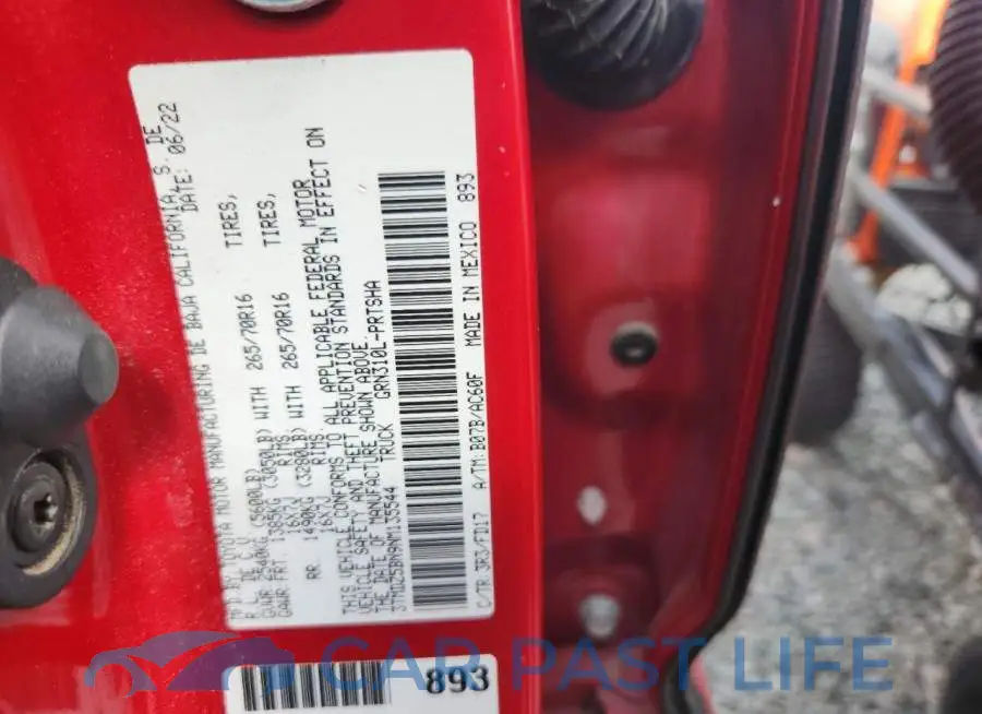 3TMDZ5BN9NM135544# 12