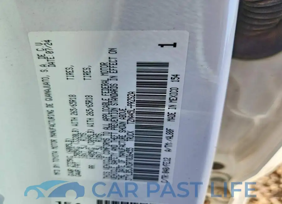 3TYLB5JN3RT036455# 12