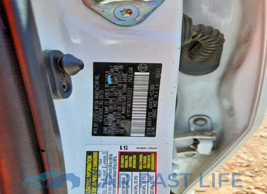 4T1C11AK1LU505022# 12