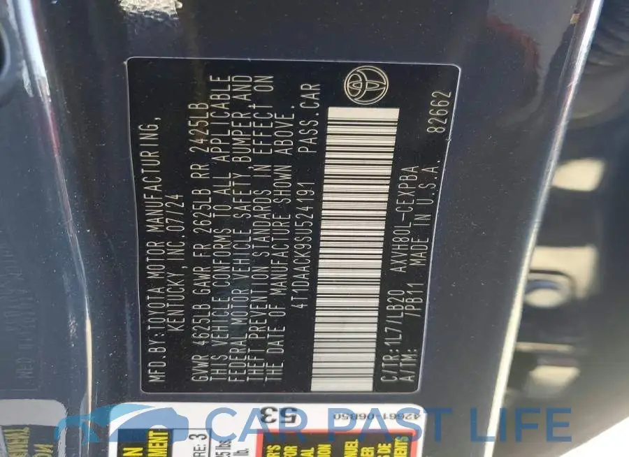 4T1DAACK9SU524191# 13