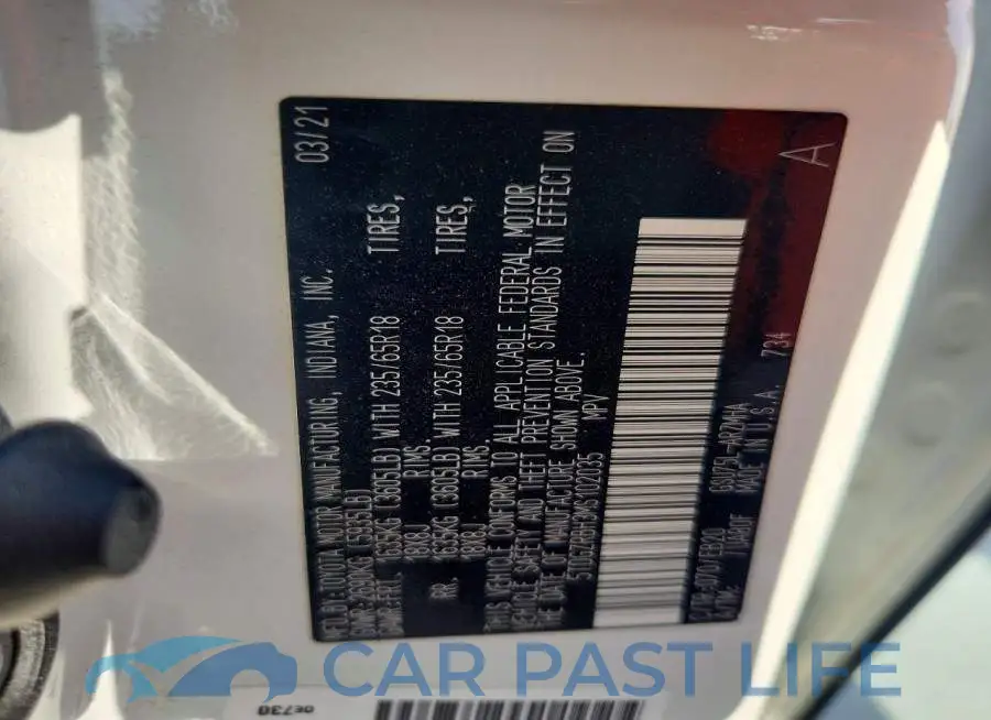 5TDGZRBH3MS102035# 14