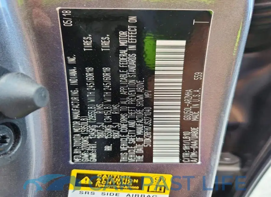 5TDKZRFH7JS271040# 14