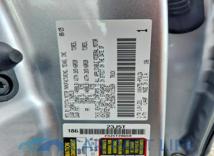 5TFWC5DB6TX115689# 12