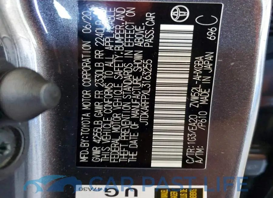 JTDKARFPXL3163255# 13